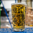 Load image into Gallery viewer, Skinner's ½ Pint Doodle Glass