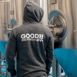Goodh Brew Hoodie in Heather Grey