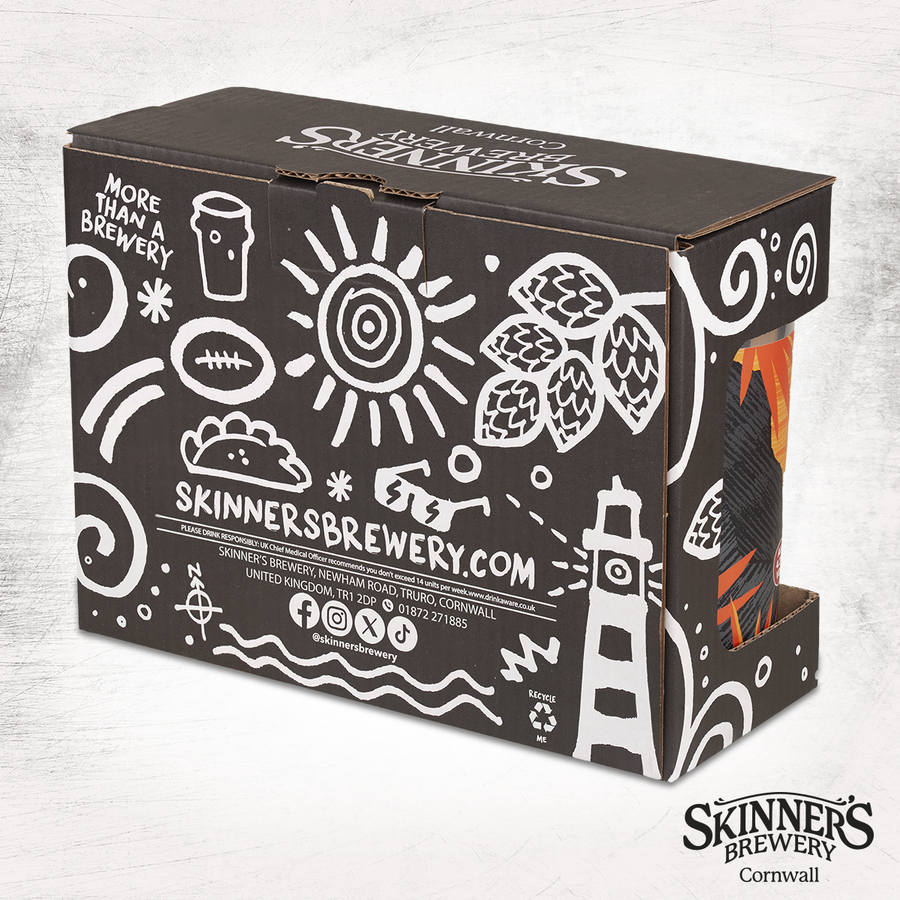 Skinner's Can Gift Pack: Porthleven, Ale Glass & Lushingtons